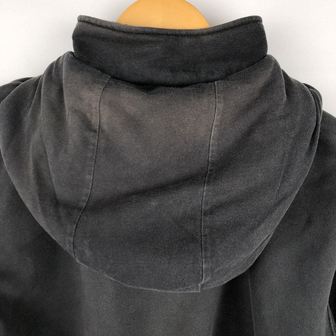 Carhartt Original Fit Half-Zip Hoodie, Men's Size Small cotton black type Vintage Second Hand