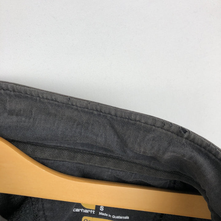 Carhartt Original Fit Half-Zip Hoodie, Men's Size Small cotton black type Vintage Second Hand