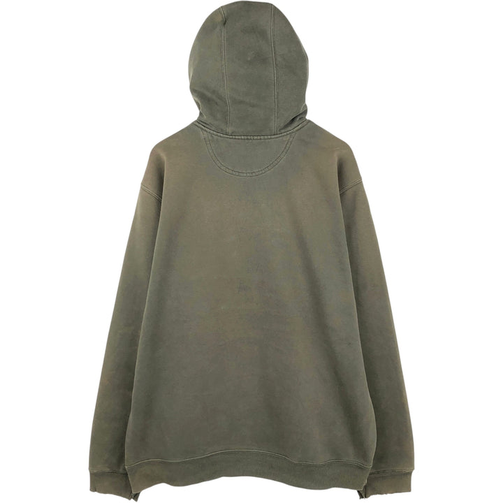 Carhartt Sweat Pullover Hoodie Men's XL Size cotton Khaki type Vintage Second Hand