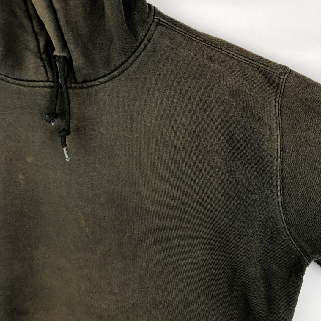 Carhartt Sweat Pullover Hoodie Men's XL Size cotton Khaki type Vintage Second Hand
