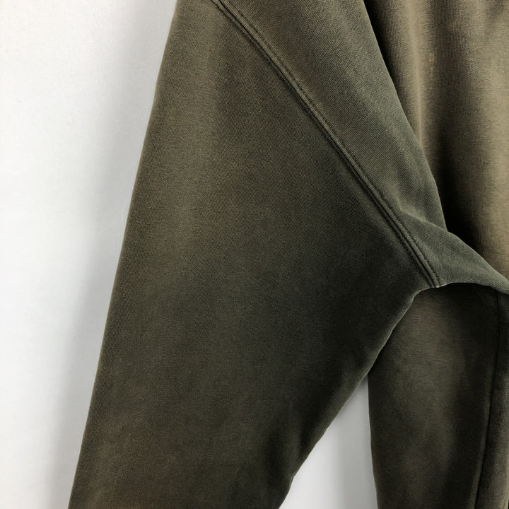 Carhartt Sweat Pullover Hoodie Men's XL Size cotton Khaki type Vintage Second Hand