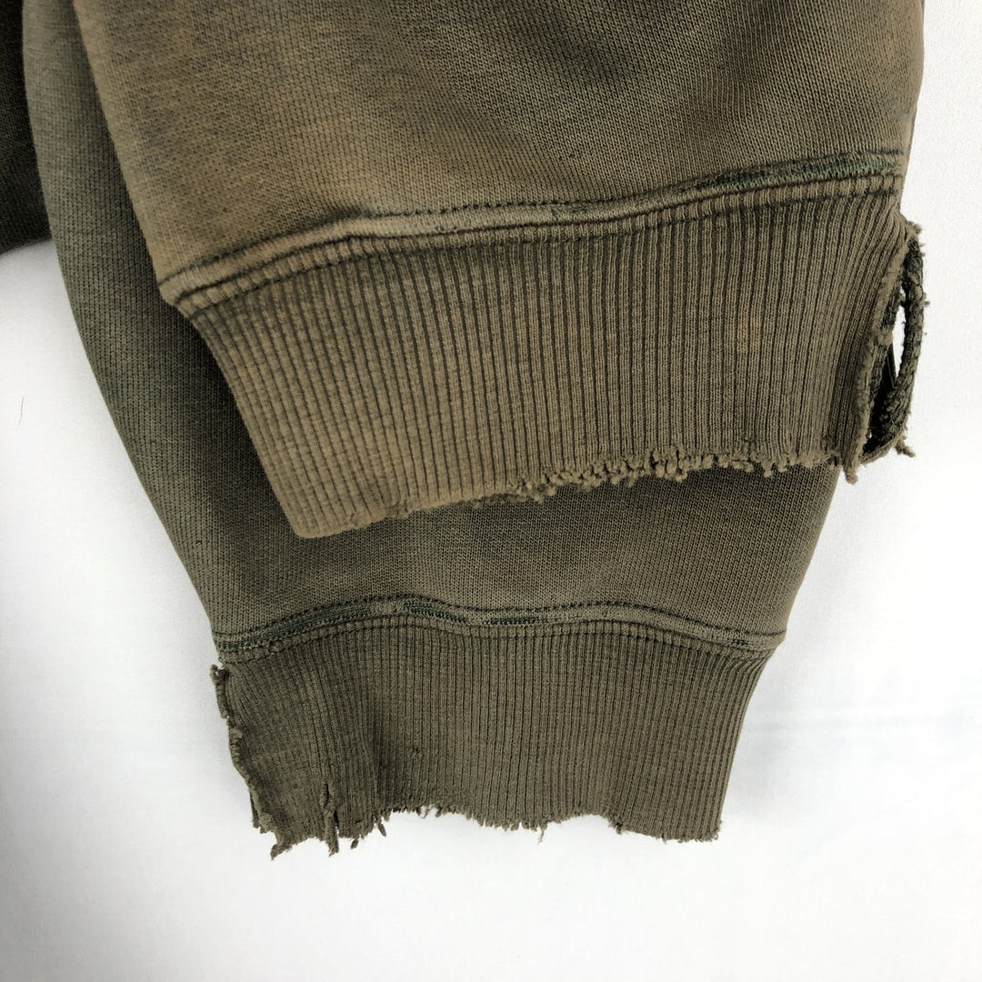 Carhartt Sweat Pullover Hoodie Men's XL Size cotton Khaki type Vintage Second Hand