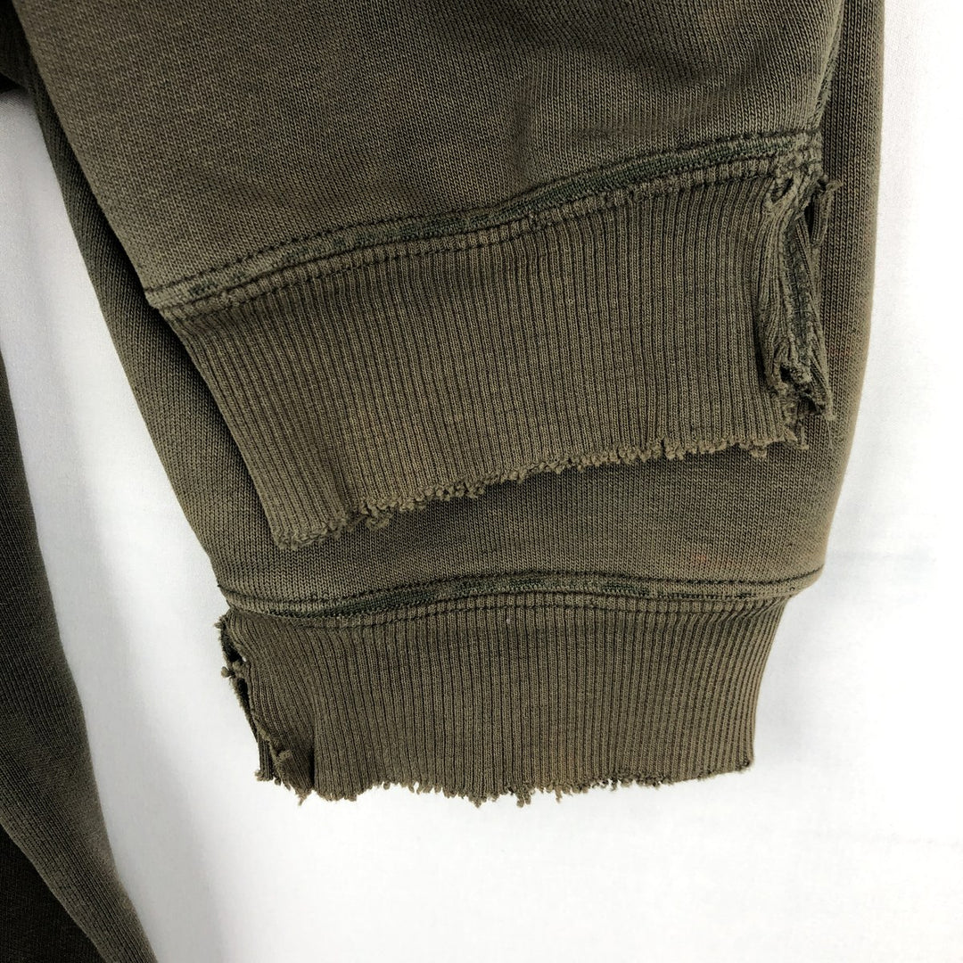 Carhartt Sweat Pullover Hoodie Men's XL Size cotton Khaki type Vintage Second Hand