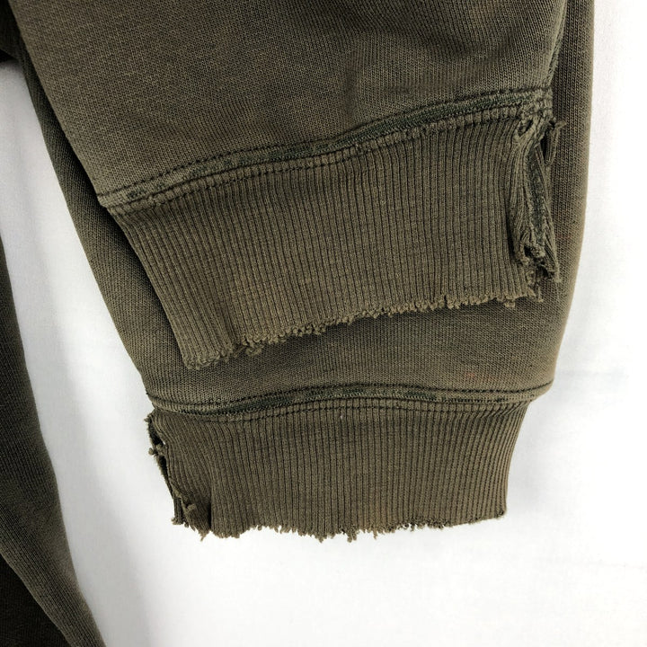 Carhartt Sweat Pullover Hoodie Men's XL Size cotton Khaki type Vintage Second Hand
