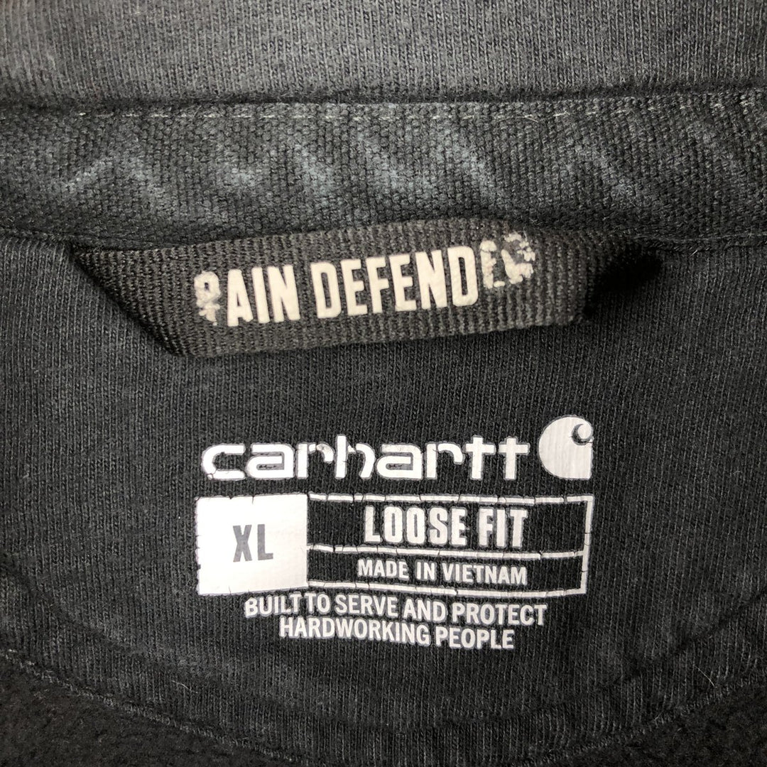 Carhartt Loose Fit Sweat Pullover Hoodie, Men's XL cotton black type Vintage Second Hand