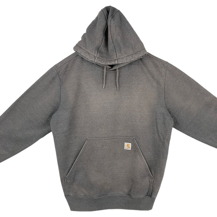 Carhartt ORIGINAL FIT sweatshirt pullover hoodie, men's size L unclear gray type Vintage Second Hand