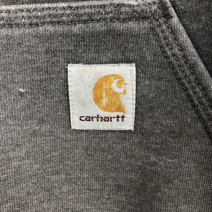 Carhartt ORIGINAL FIT sweatshirt pullover hoodie, men's size L unclear gray type Vintage Second Hand