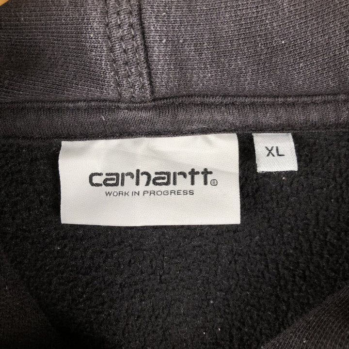 Carhartt WORK IN PROGRESS Sweat Pullover Hoodie, Men's Size XL (approx.) cotton black type Vintage Second Hand