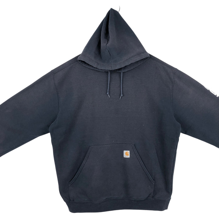 Carhartt Sweat Pullover Hoodie Men's XL Size unclear black type Vintage Second Hand