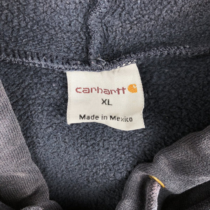 Carhartt Sweat Pullover Hoodie Men's XL Size unclear black type Vintage Second Hand