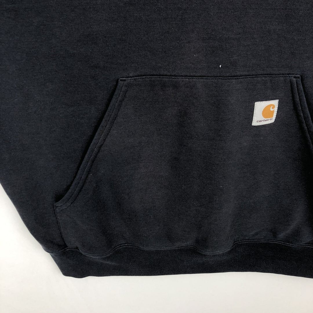 Carhartt Sweat Pullover Hoodie Men's XL Size unclear black type Vintage Second Hand