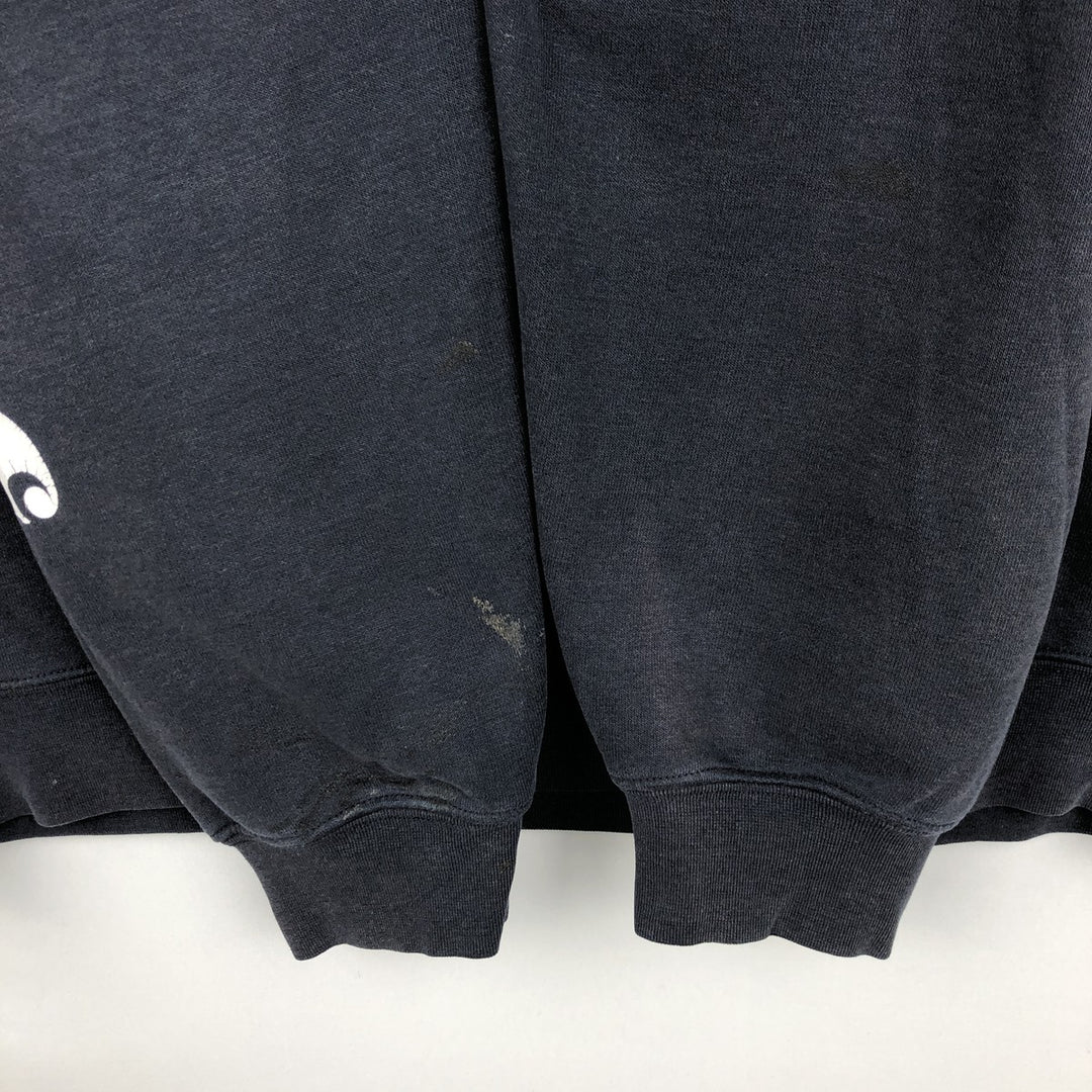 Carhartt Sweat Pullover Hoodie Men's XL Size unclear black type Vintage Second Hand