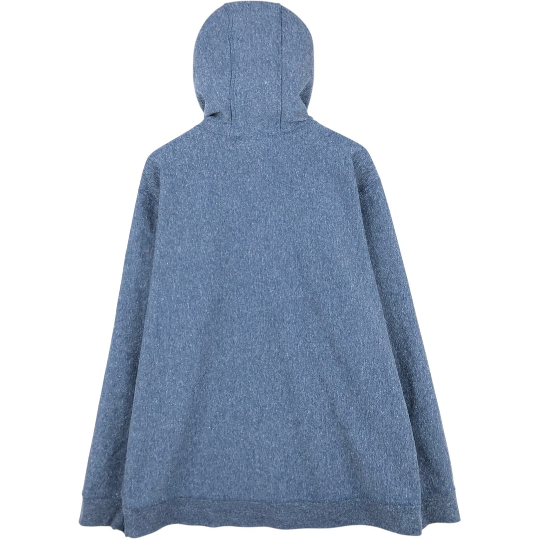 Patagonia 53305SP22 Hemp Hoodie Sweatshirt Half-Button Hoodie Men's XXL equivalent polyester navy blue type Vintage Second Hand