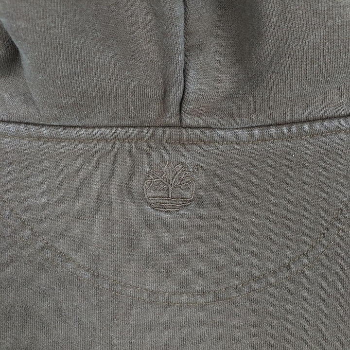 90'S Timberland sweatshirt pullover hoodie, men's size M equivalent, vintage. cotton brown type Vintage Second Hand