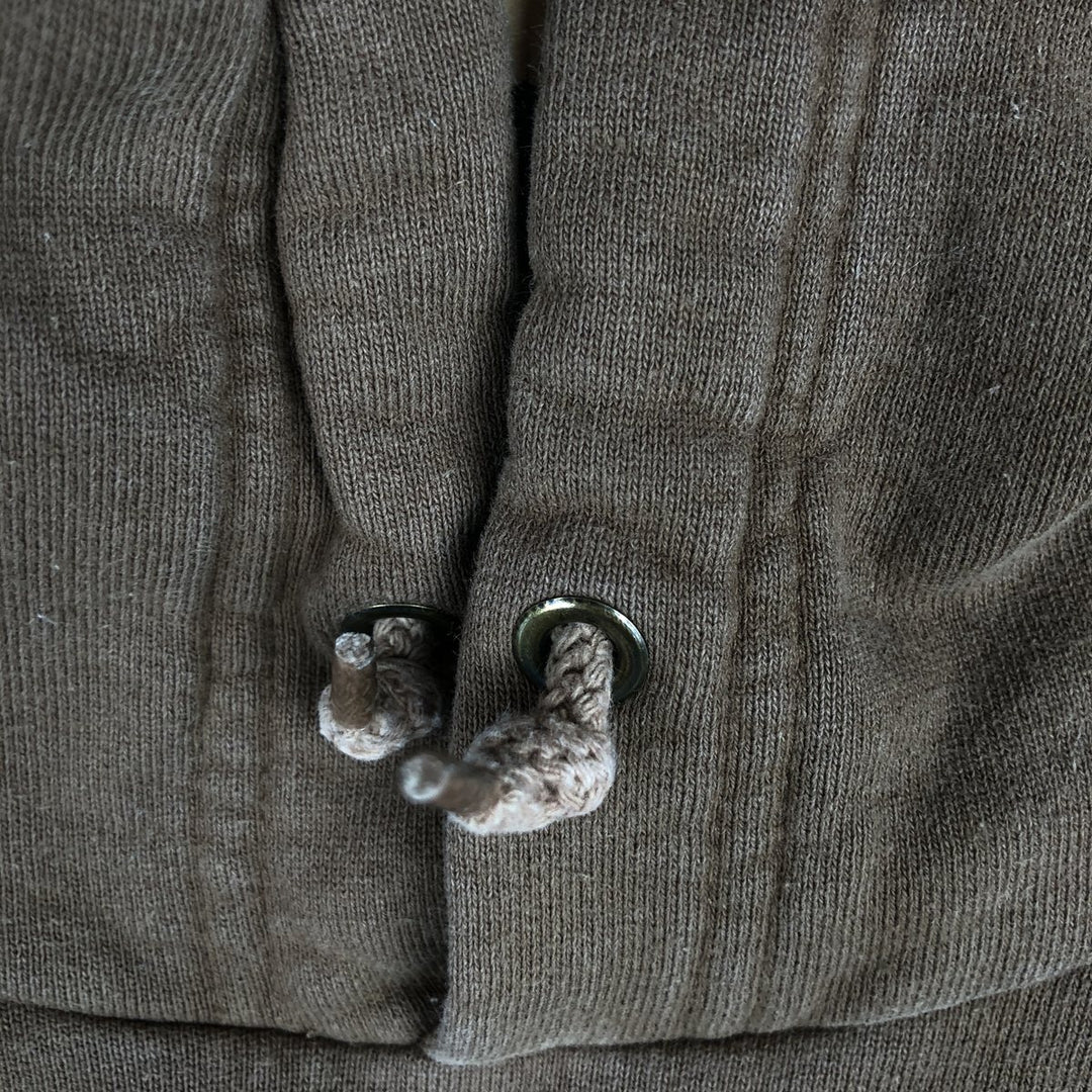 90'S Timberland sweatshirt pullover hoodie, men's size M equivalent, vintage. cotton brown type Vintage Second Hand