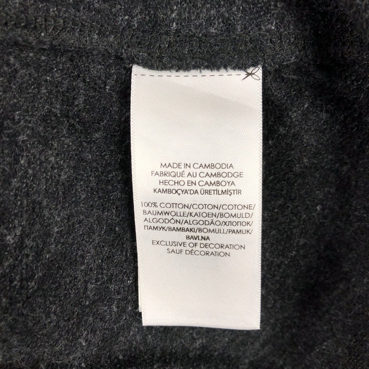 Ralph Lauren POLO RALPH LAUREN sweatshirt pullover hoodie, men's size L cotton black type Vintage Second Hand