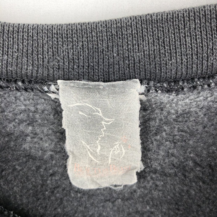 BEAUTY AND THE BEAST Character Sweatshirt (Men's XL equivalent) unclear black type Vintage Second Hand