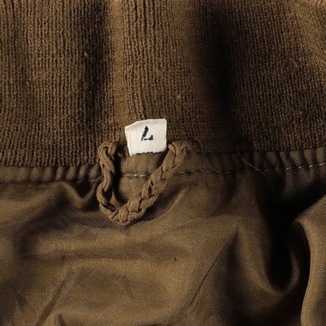 WILD CATS Suede Leather Blouson, Men's Size L (equivalent) Genuine Leather Suede Leather brown type Vintage Second Hand
