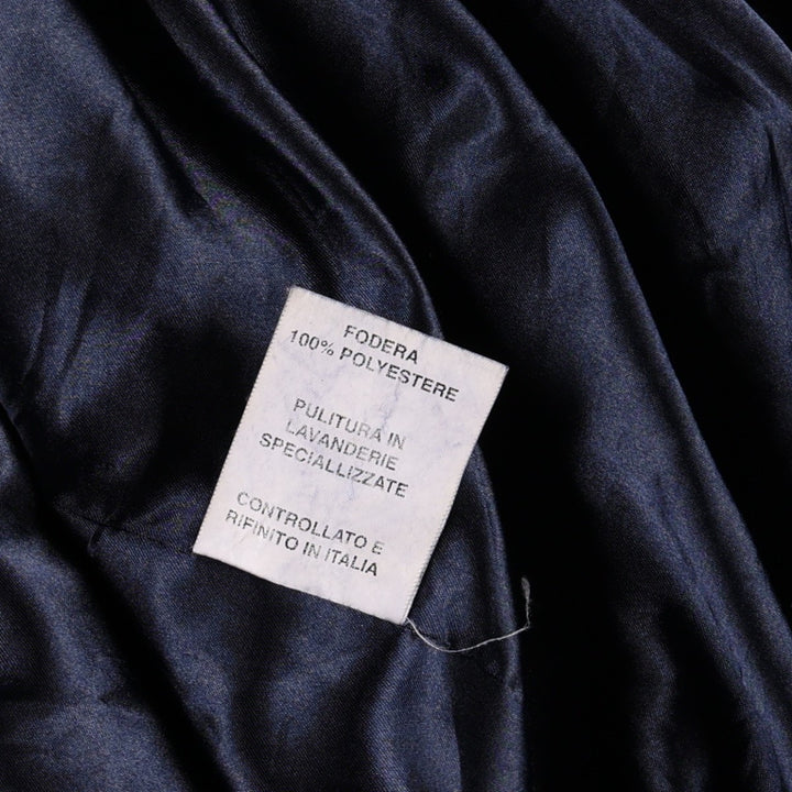 Prestige Suede Leather Blouson, Men's Size XL (equivalent) Genuine Leather Suede Leather black type Vintage Second Hand