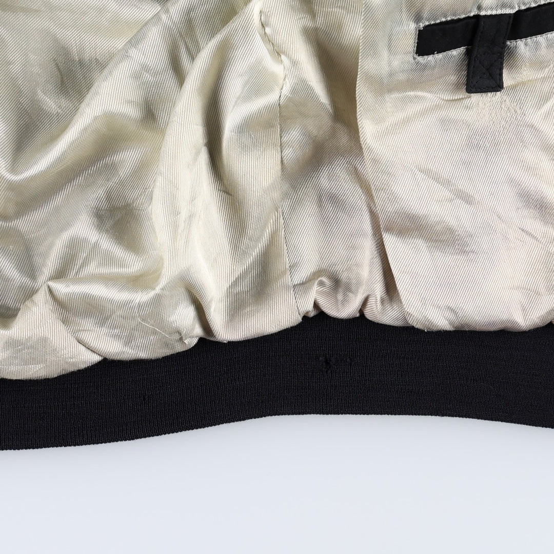 Christian Berg suede leather blouson, men's size L (approx.) Genuine Leather Suede Leather black type Vintage Second Hand