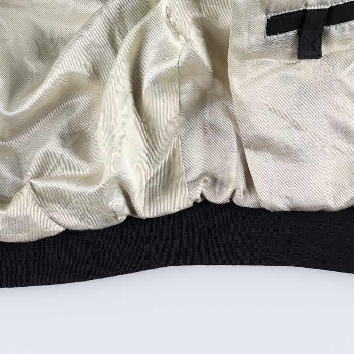 Christian Berg suede leather blouson, men's size L (approx.) Genuine Leather Suede Leather black type Vintage Second Hand