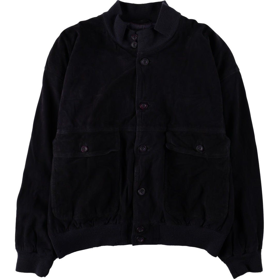 STRIWA Valstar Jacket Suede Leather Blouson Men's XXL equivalent Genuine Leather Suede Leather black type Vintage Second Hand