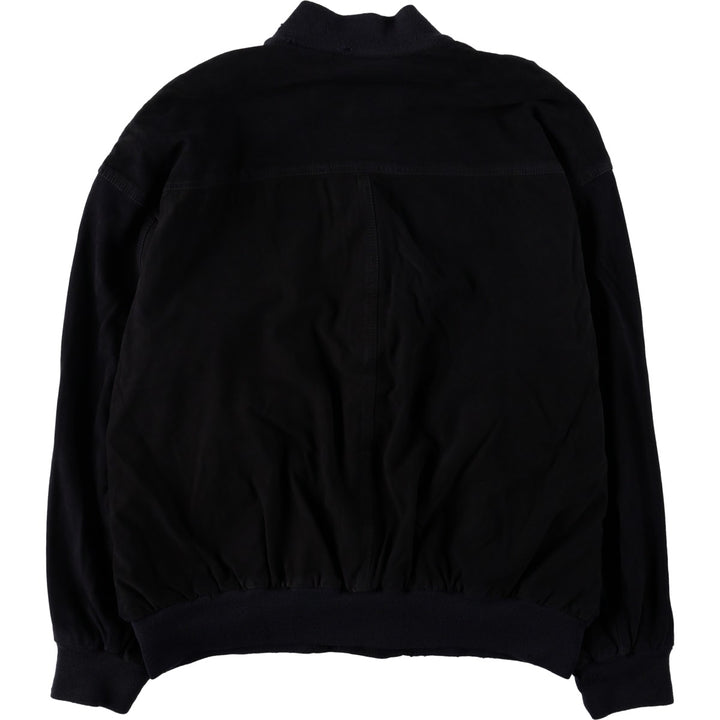 STRIWA Valstar Jacket Suede Leather Blouson Men's XXL equivalent Genuine Leather Suede Leather black type Vintage Second Hand