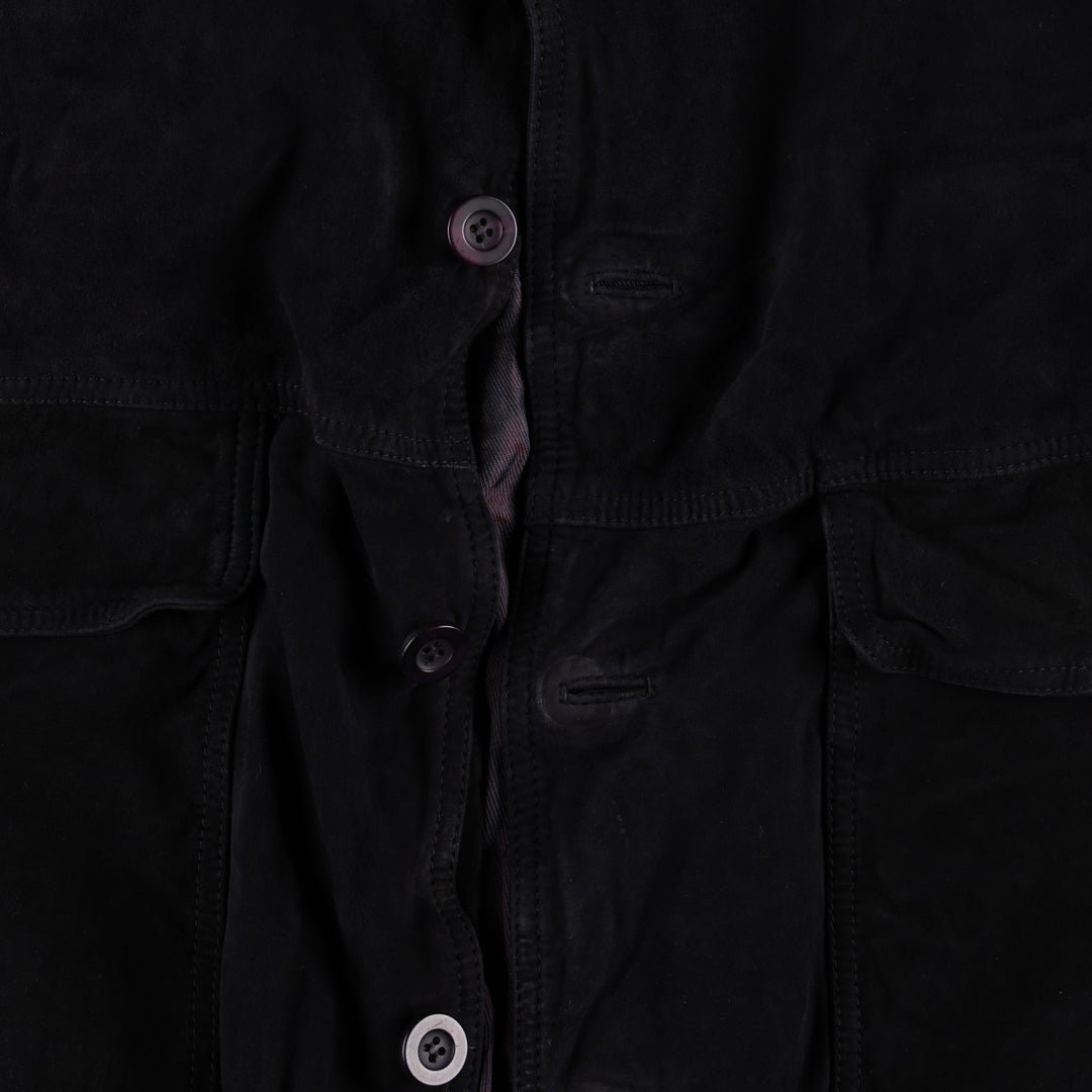 STRIWA Valstar Jacket Suede Leather Blouson Men's XXL equivalent Genuine Leather Suede Leather black type Vintage Second Hand