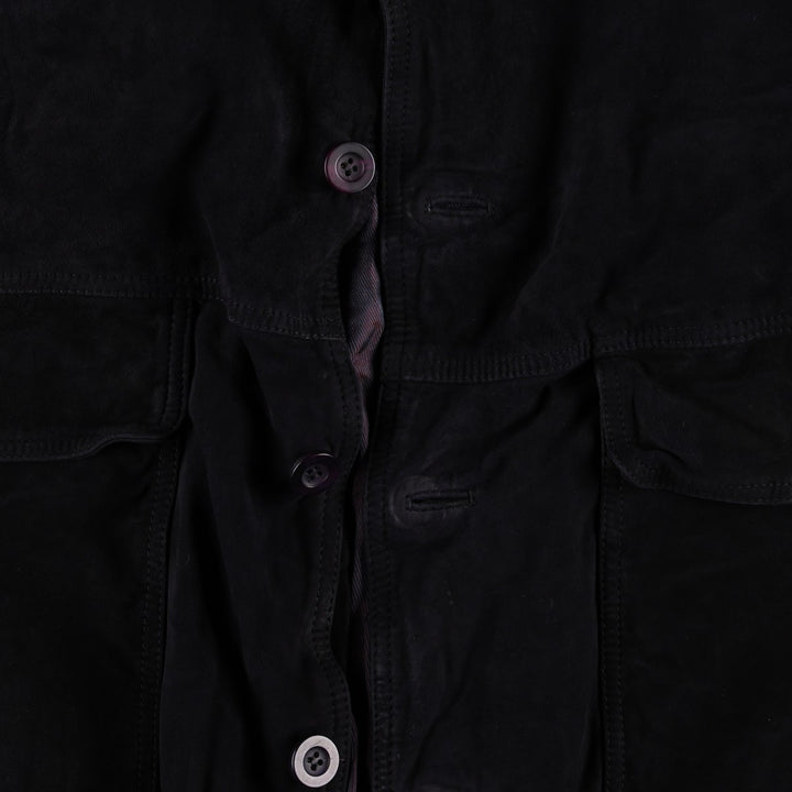 STRIWA Valstar Jacket Suede Leather Blouson Men's XXL equivalent Genuine Leather Suede Leather black type Vintage Second Hand