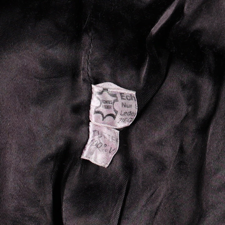 Balster Jacket, Suede Leather Blouson, Men's Size L Genuine Leather Suede Leather black type Vintage Second Hand