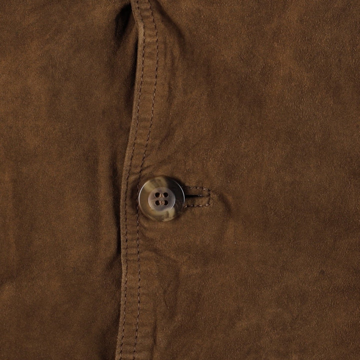GILBERTO Valstar Jacket Suede Leather Blouson Men's XL equivalent Genuine Leather Suede Leather brown type Vintage Second Hand