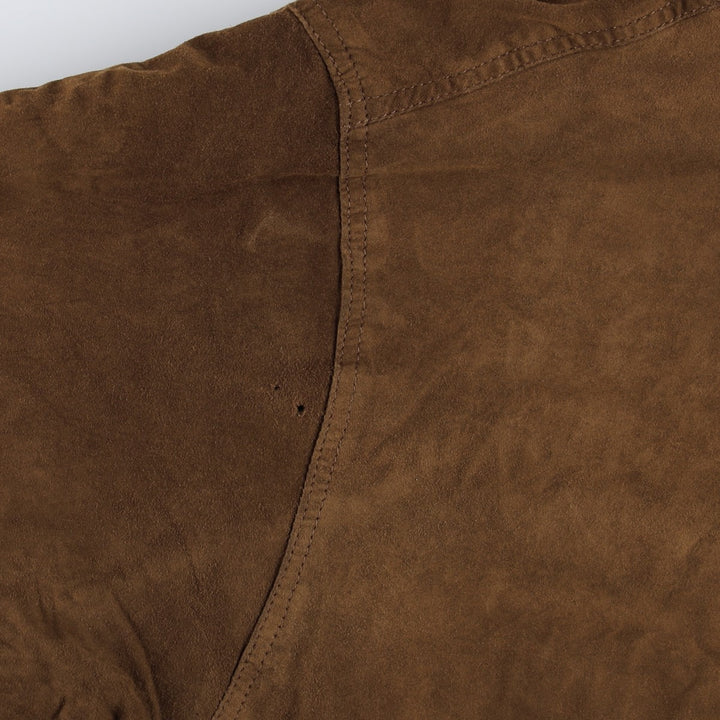 GILBERTO Valstar Jacket Suede Leather Blouson Men's XL equivalent Genuine Leather Suede Leather brown type Vintage Second Hand