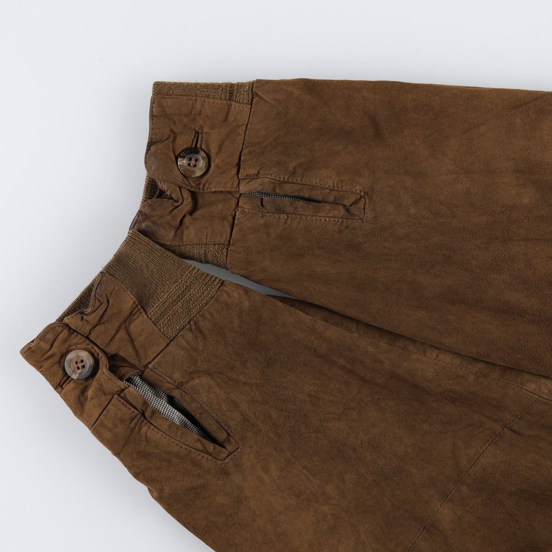 GILBERTO Valstar Jacket Suede Leather Blouson Men's XL equivalent Genuine Leather Suede Leather brown type Vintage Second Hand