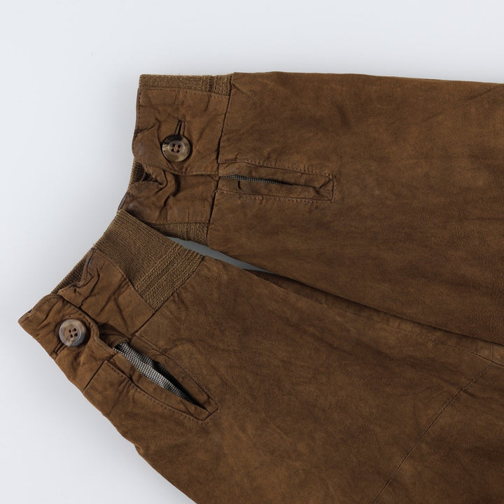GILBERTO Valstar Jacket Suede Leather Blouson Men's XL equivalent Genuine Leather Suede Leather brown type Vintage Second Hand
