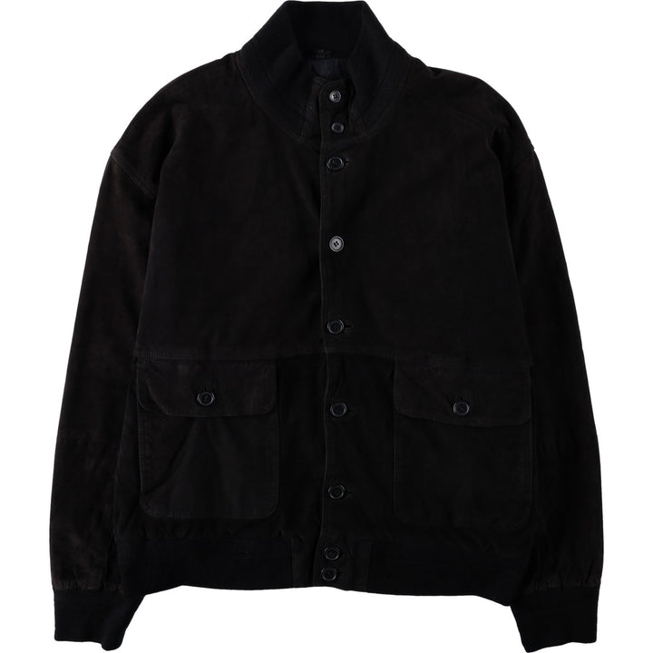conbipel Valstar Jacket Suede Leather Blouson Men's XL equivalent Genuine Leather Suede Leather black type Vintage Second Hand