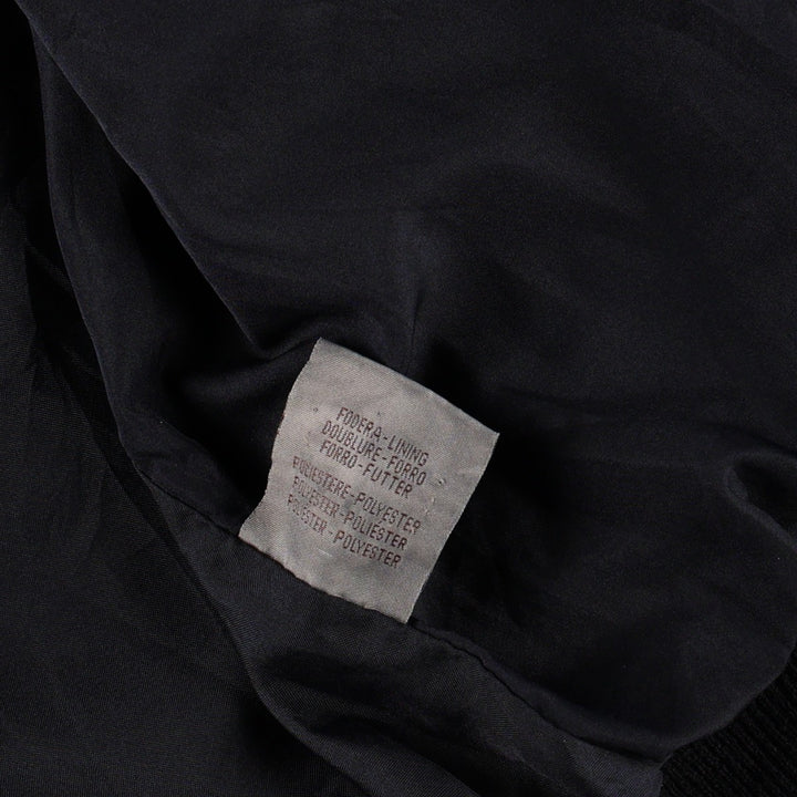 conbipel Valstar Jacket Suede Leather Blouson Men's XL equivalent Genuine Leather Suede Leather black type Vintage Second Hand