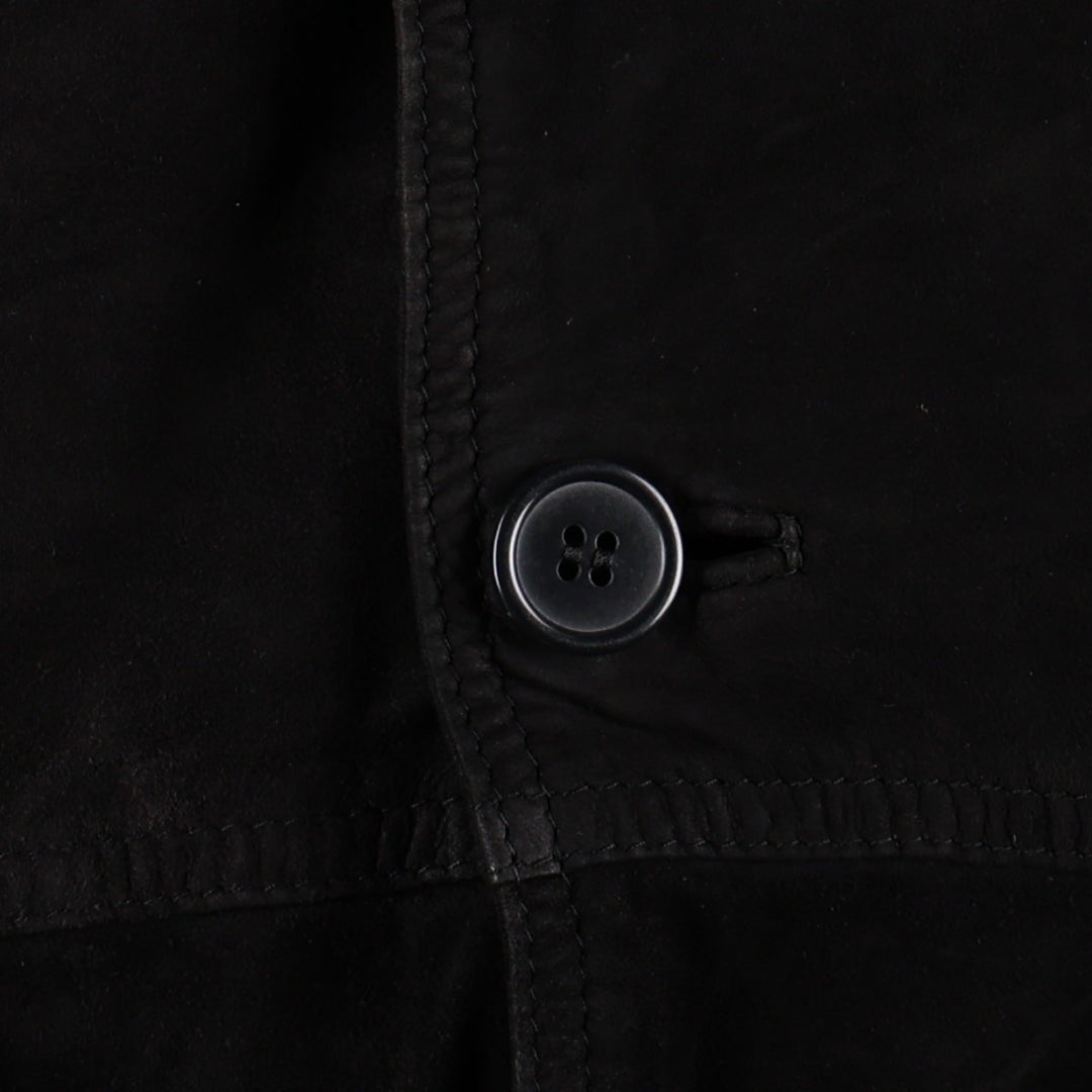 conbipel Valstar Jacket Suede Leather Blouson Men's XL equivalent Genuine Leather Suede Leather black type Vintage Second Hand