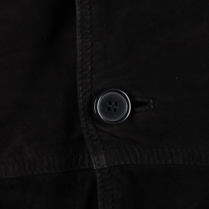 conbipel Valstar Jacket Suede Leather Blouson Men's XL equivalent Genuine Leather Suede Leather black type Vintage Second Hand