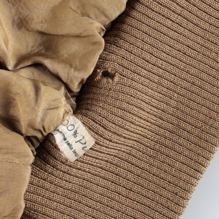 Valstar Jacket Suede Leather Blouson Men's Size M (approx.) Genuine Leather Suede Leather brown type Vintage Second Hand