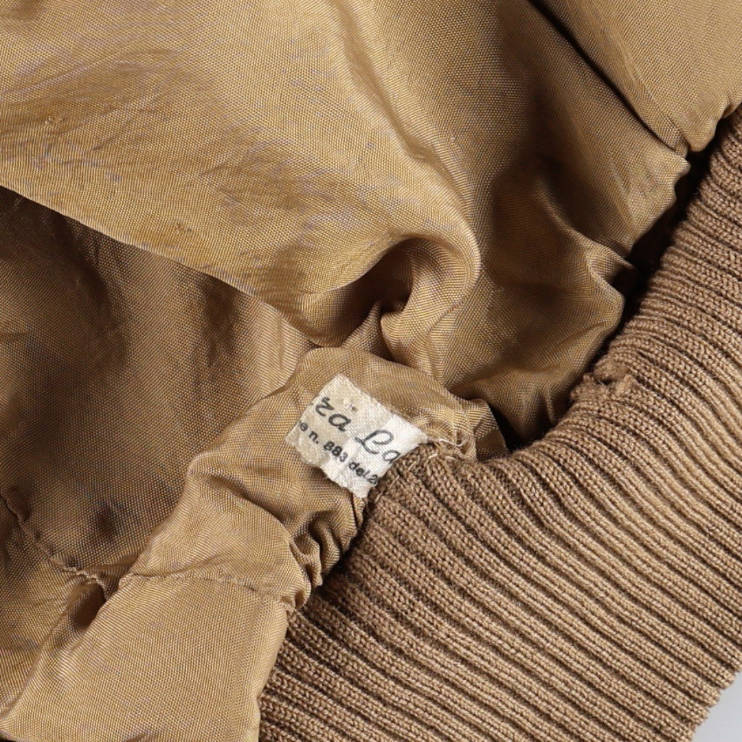Valstar Jacket Suede Leather Blouson Men's Size M (approx.) Genuine Leather Suede Leather brown type Vintage Second Hand
