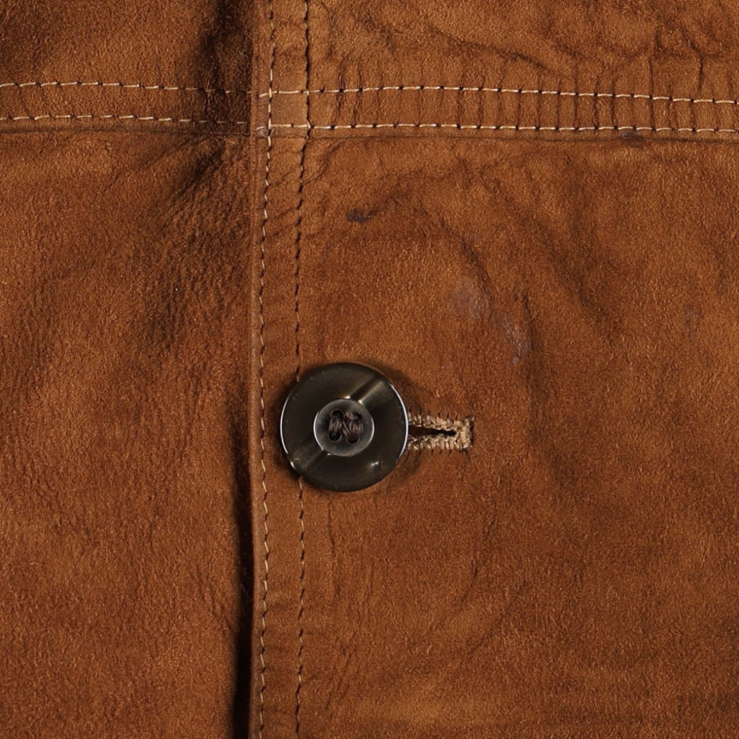 Valstar Jacket Suede Leather Blouson Men's Size M (approx.) Genuine Leather Suede Leather brown type Vintage Second Hand