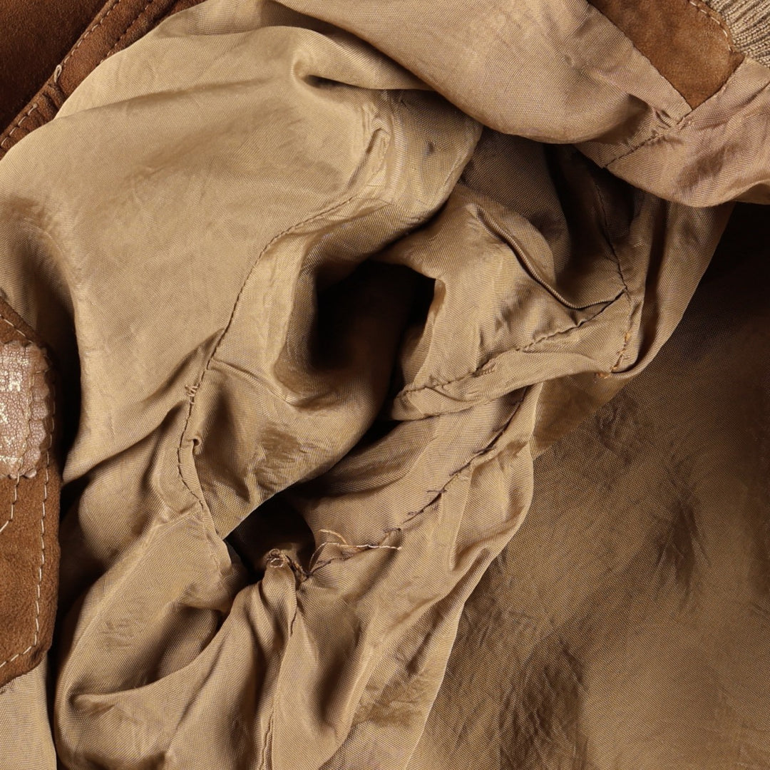 Valstar Jacket Suede Leather Blouson Men's Size M (approx.) Genuine Leather Suede Leather brown type Vintage Second Hand
