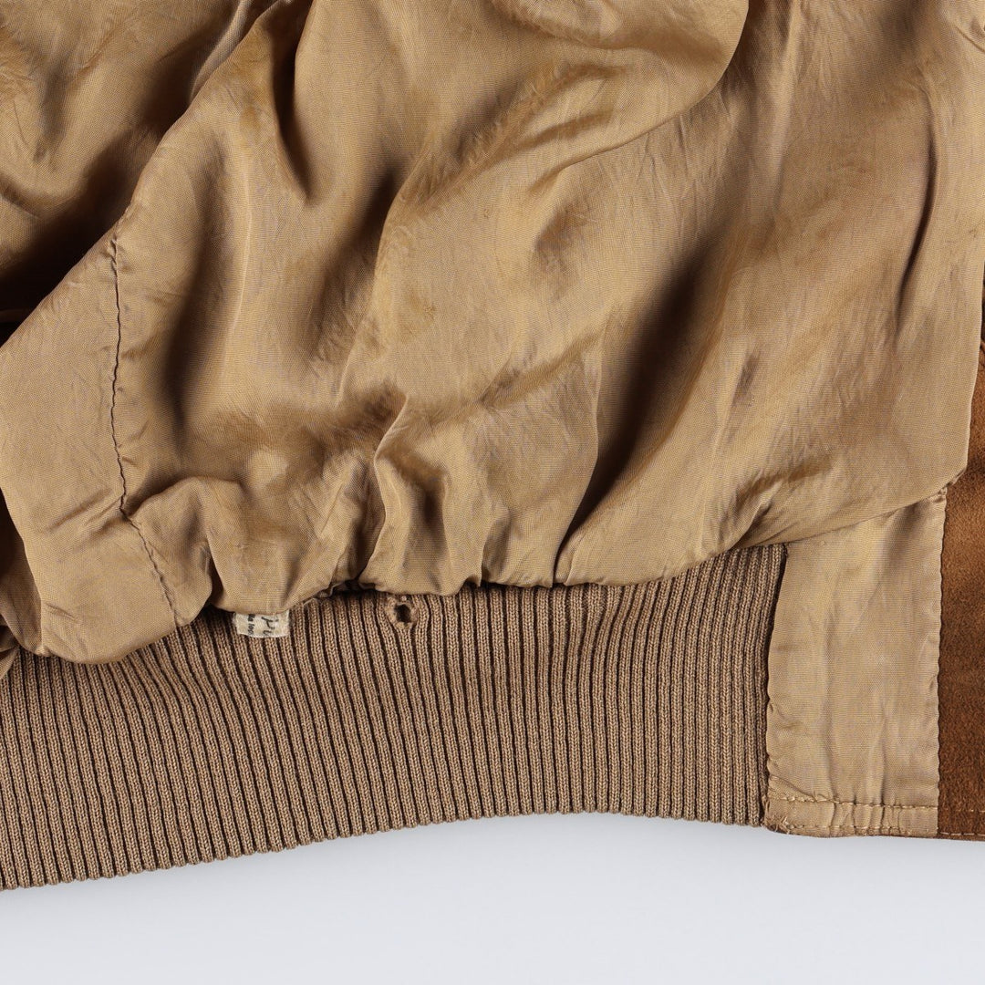 Valstar Jacket Suede Leather Blouson Men's Size M (approx.) Genuine Leather Suede Leather brown type Vintage Second Hand
