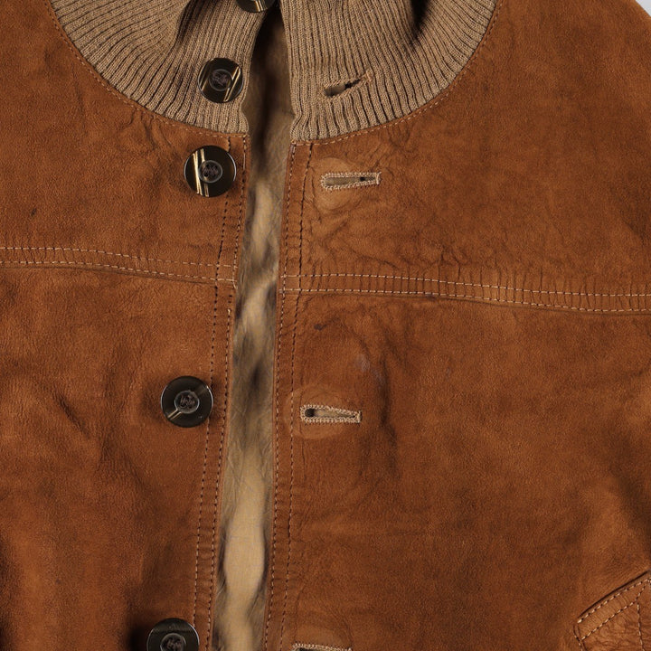 Valstar Jacket Suede Leather Blouson Men's Size M (approx.) Genuine Leather Suede Leather brown type Vintage Second Hand