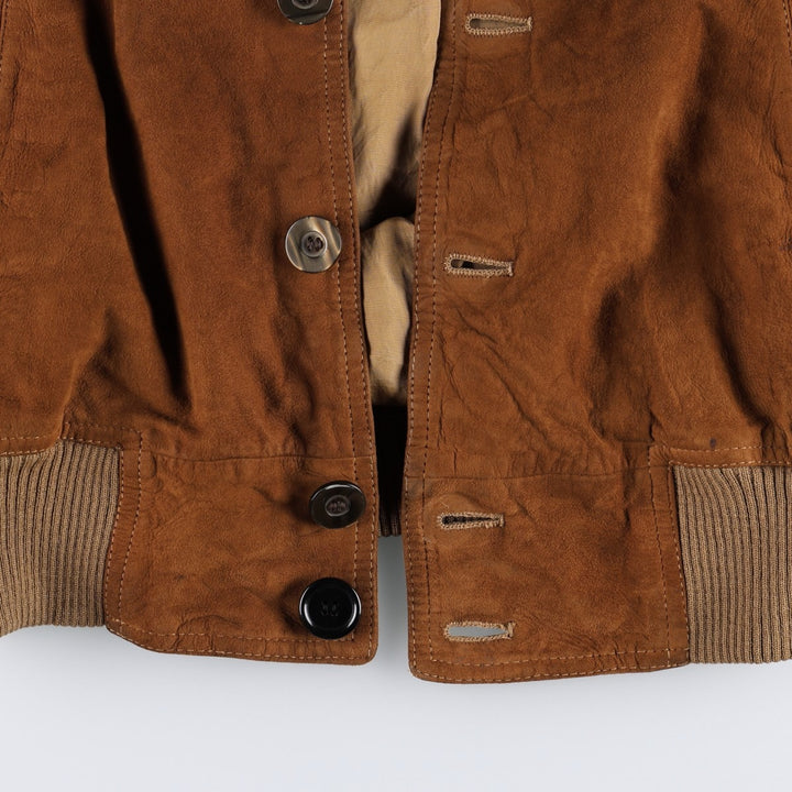 Valstar Jacket Suede Leather Blouson Men's Size M (approx.) Genuine Leather Suede Leather brown type Vintage Second Hand