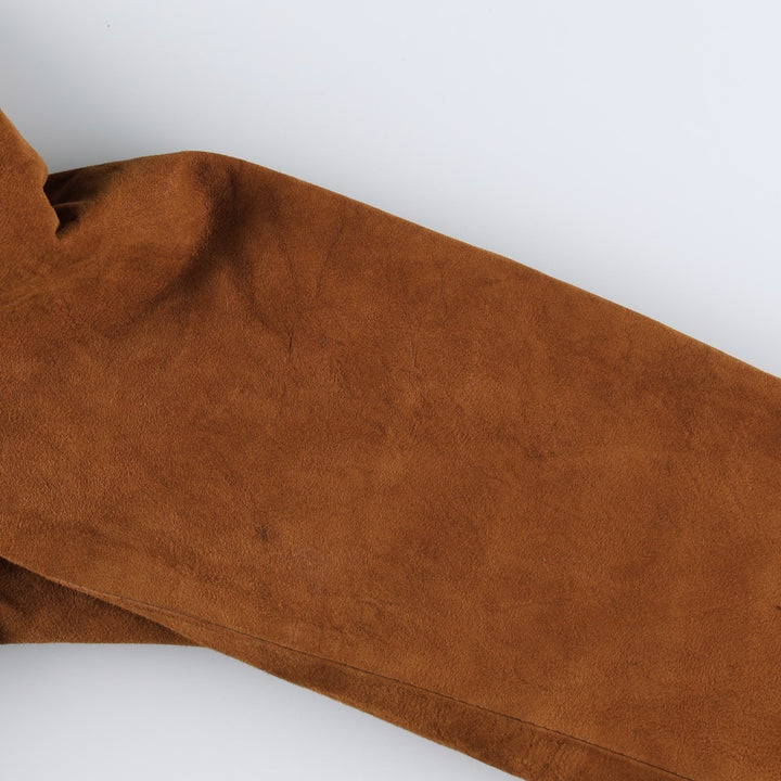 Valstar Jacket Suede Leather Blouson Men's Size M (approx.) Genuine Leather Suede Leather brown type Vintage Second Hand