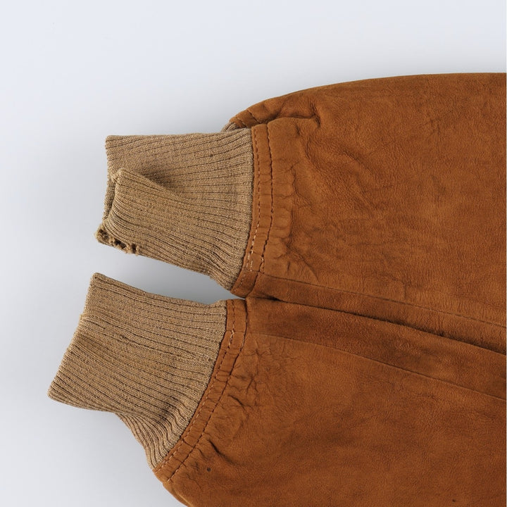 Valstar Jacket Suede Leather Blouson Men's Size M (approx.) Genuine Leather Suede Leather brown type Vintage Second Hand