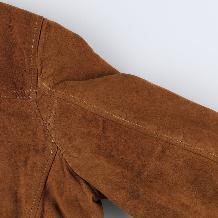 Valstar Jacket Suede Leather Blouson Men's Size M (approx.) Genuine Leather Suede Leather brown type Vintage Second Hand