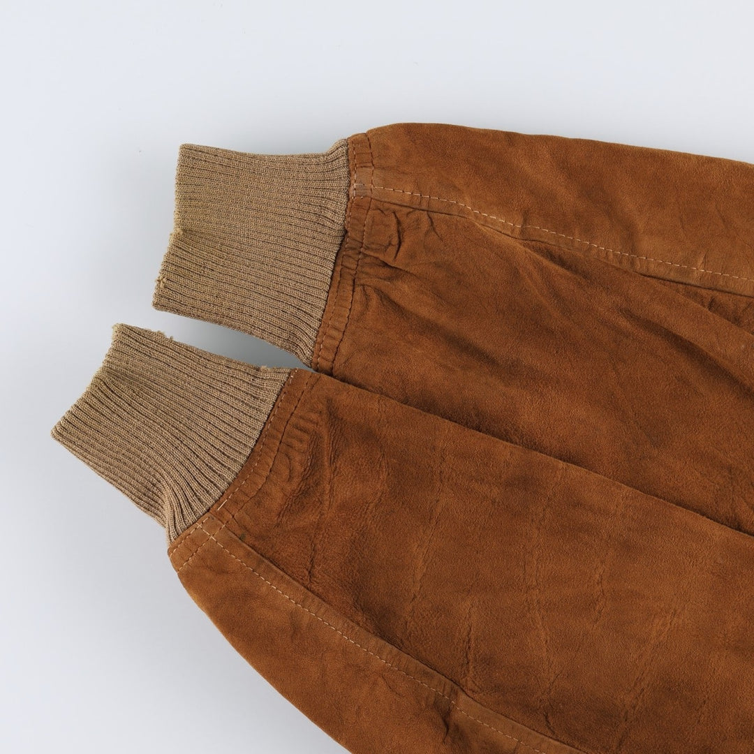 Valstar Jacket Suede Leather Blouson Men's Size M (approx.) Genuine Leather Suede Leather brown type Vintage Second Hand