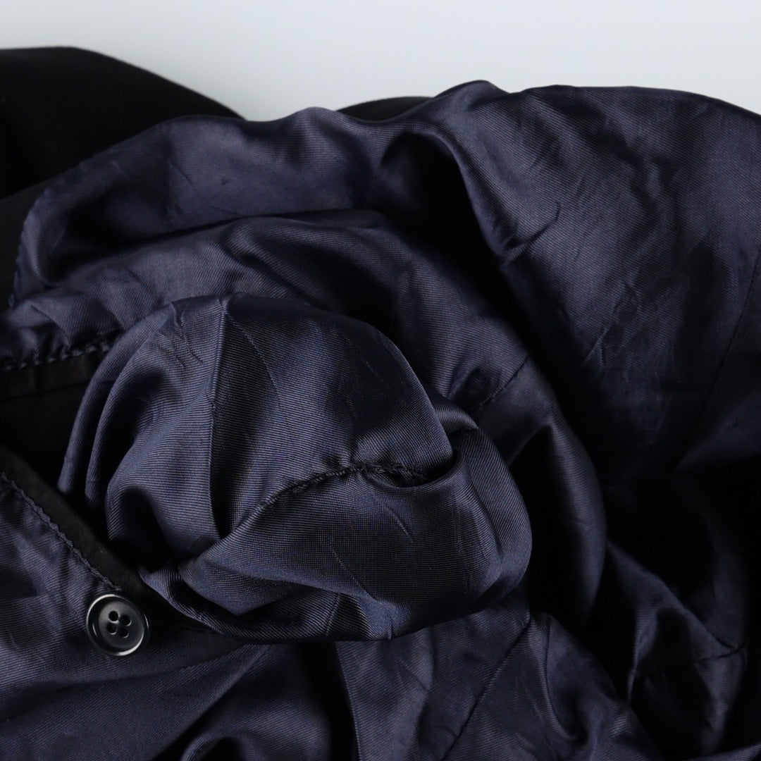 TOMBOLINI Valstar Jacket, Suede Leather Blouson, Made in Italy, Men's Size M (approx.) Genuine Leather Suede Leather black type Vintage Second Hand